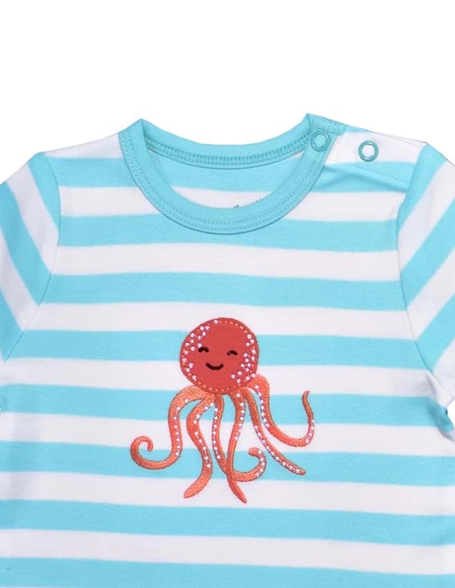 Ocean Unisex Bebek Pijama Takımı resmi